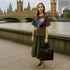 Vamika 90 Feet Genuine Leather Brown Tote Bag